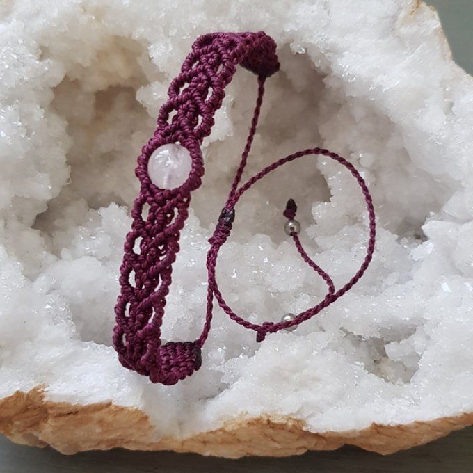 Bracelet Amour inconditionnel Quartz Rose